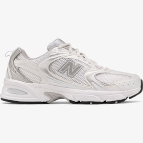 Resim New Balance 530 Lifestyle Unisex Beyaz/Gümüş Spor Ayakkabı 
