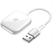 Resim Gemstone 2 Aradan 1 Kablosuz Carplay Adaptörü Kablosuz Adaptör Arabası Aı Kutu Fişi ve Oynat Mini Araba Oynatma Adaptörü Beyaz (Yurt Dışından) 