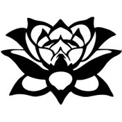 Resim Genel Markalar Lotus Çiçeği Sticker Oto Motor Laptop Duvar Folyo Sticker 15x10 cm 