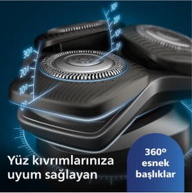 Resim Philips Shaver Series 5000 Islak Ve Kuru Elektrikli Tıraş Makinesi, Sinekkaydı Tıraş, Skin Iq Teknolojisi 