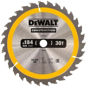 Resim Dewalt DT1940-QZ 184X16 MM 30 Diş Elmas Testere 