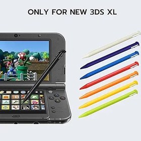Resim Mcbazel Stylus kalem 8 adet yedek dokunmatik ekran kalemi NS New 3DS XL için (çok renkli) 