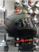 Resim Sway 820 Ayna Vizörlü Kapalı Kask Mat Siyah 