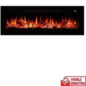 Resim Pagla 160 Cm - Isıtıcılı - Elektrikli Şömine 