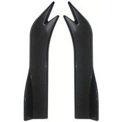 Resim Topnotch 2 Adet Evrensel Karbon Fiber Arka Tampon Koruyucu Spoiler Ve Dekoratif Ayırıcı 