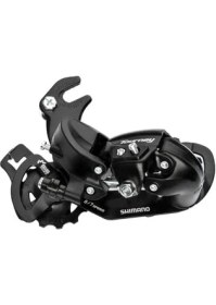 Resim Bisiklet Vites Mekanizması Tourney RD-TY300 6/7 Kat Adaptör/doğrudan Montaj Top Pull 