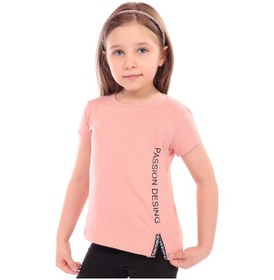 Resim Toontoy Kids Toontoy Kız Bebek Passion Desing Baskılı Tişört Oranj 