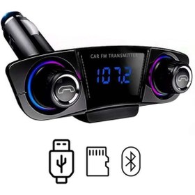Resim Powermaster PM-22010 Bluetooth - SD Hafıza Kartı - Aux - Flash Bellek FM Transmitter 