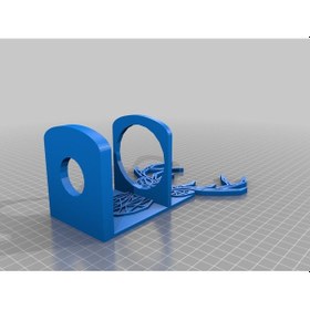 Resim Opencart Bastırıcı / Susturucu Tutucusu // Stag Head'li Susturucu Tutucusu 50mm Sadece Plastik Aparattır 