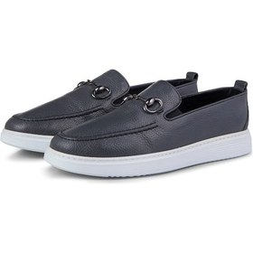 Resim Ducavelli Anchor Hakiki Deri Erkek Günlük Ayakkabı, Loafer Ayakkabı, Hafif Ayakkabı, Yazlık Ayakkabı, Hafif Ayakkabı Gri 