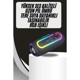 Resim Kablosuz Bluetooth Hoparlör Taşınabilir Çoklu Bağlantılı Özelliği 