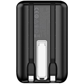 Resim Lapas LP-PW004 Akıllı Saat Kablosuz Şarj Özellikli Wireless Powerbank 10000mAh 15W Beyaz 