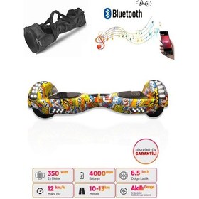 Resim Citymate Elektrikli Kaykay Akıllı Denge Hoverboard + Hoverkart + Çanta Full Ledli Extrem Paket D25 