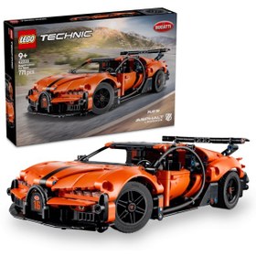 Resim LEGO® Technic™ Bugatti Chiron Pur Sport Hiper Araba 42222 – 9 Yaş ve Üzeri Çocuklar için Yaratıcı Oyuncak Yapım Seti (771 Parça) 