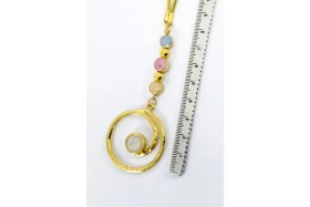 Resim Çerçeveli Renkli Mineli Girdap Araba Dikiz Ayna Süsü, Altın Renkli Yeni Araba Hediyesi 