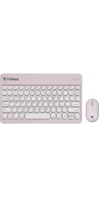 Resim Torima Bluetooth Kablosuz Klavye Mouse Seti TMK08 Pembe 