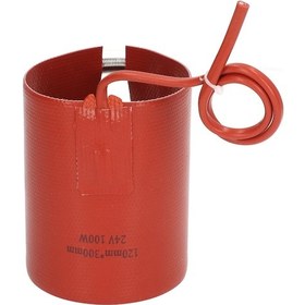 Resim Jeehugo 24v Dc 100w Silikon Isıtıcı Pad, Hızlı Isıtma, Su Geçirmez, 300x120mm, Motorlu Araçlar İçin Fabrika Makinaları, Yarı Tırlar, Off-road 