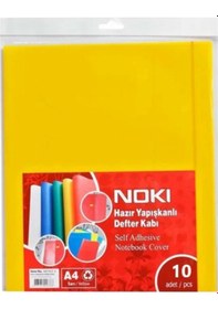 Resim Noki A4 Hazır Defter Kabı Sarı 10 Lu 60163-10 