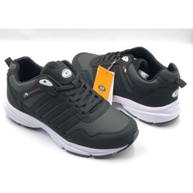 Resim MP Bağcıklı Yürüyüş Ayakkabısı Siyah Beyaz Erkek Spor Ayakkabı 