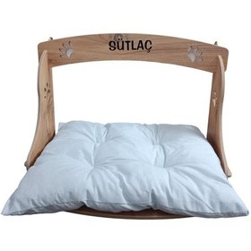 Resim Realwood Özel İsimli Çengelli Radyatör Kedi Yatağı 56 CM 