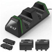Resim Xuweiwei Xbox One Oyun Kumandası Şarj Cihazı Siyah 2 X 800mah Pil Paketi Çift Şarj İstasyonlu Siyah- 