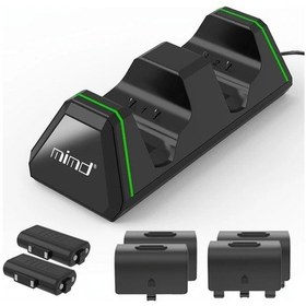 Resim Xuweiwei Xbox One Oyun Kumandası Şarj Cihazı Siyah 2 X 800mah Pil Paketi Çift Şarj İstasyonlu Siyah- 