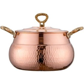 Resim Emsan Göbeklitepe Bakır Güveç Tenceresi 22 Cm Bakır 