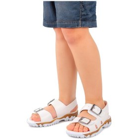 Resim Kiko Kids Erkek Çocuk Sandalet Arz 2359 Beyaz 