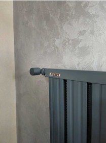 Resim Alüminyum Panel Radyatör Klasik 1250 X 560 Ral 7016 Antrasit Gri 