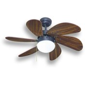 Resim Vanti VANTİ-KCF280-AVİIZELİ AHŞAP VANTILATÖR 60 WATT GLSTD 