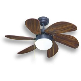 Resim Vanti VANTİ-KCF280-AVİIZELİ AHŞAP VANTILATÖR 60 WATT GLSTD 