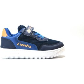 Resim Onlo Ayakkabı Lnt.360 Lacivert Cırtlı Sneakers Erkek Çocuk Spor Ayakkabı 