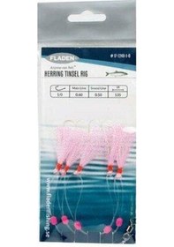 Resim Fladen Sabiki Herring Tinsel Pembe Çapari-4 