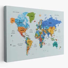 Resim Es10 Sürreal Renkler Senfonisi Tablosu-6636 (95 x 165) 