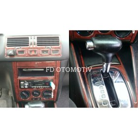 Resim FD OTOMOTİV Volkswagen Bora Torpido, Konsol, Trim, Göğüs Kaplama Seti Maun Renk 