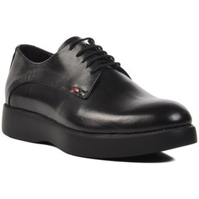 Resim Ayakmod Premium 136 Siyah Hakiki Deri Erkek Klasik Ayakkabı 001 