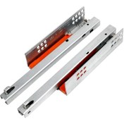 Resim Homyl 2pcs Çekmece Sürgülü Raylar Basit Görünüm Uzunluk-30-cm 