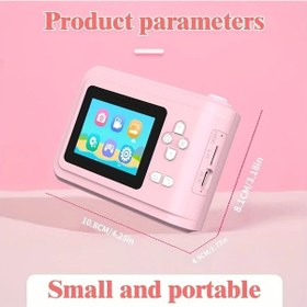 Resim Topshop1 Portable Mini Fotoğraf Yazıcı Pembe Plus 3 Rulo Kağıtlı Kordonlu Not Alın Ve Anı Yakalayın 