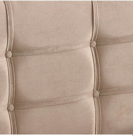 Resim Nironyatak Polo Tek Kişilik Yatak Başlığı - 90 Cm Sütlü Kahve Kumaş Başlık 