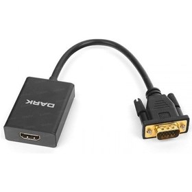 Resim Dark Dk Hd Avgaxhdmı2 Vga Hdmı Aktif Dönüştürücüsü Sesli 