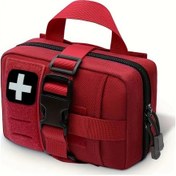 Resim Willowhaven Kırmızı Yırtma Emt Acil Çantası Çift Fermuarlı Pals Askı Outdoor Av Kırmızı 