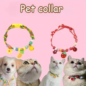 Resim 1 adet Çanlı Ayarlanabilir Evcil Hayvan Kolyesi - Hafif ve Rahat, Renkli Meyve Temalı Tasarım, Dayanıklı Polyester, Kediler ve Küçük Köpekler İçin Mükemmel, Sevimli Evcil Hayvan Aksesuarı, Evcil Hayvan Tasması, Eğlenceli Evcil Hayvan Aksesuarı, Rahat Evcil Hayvan Giyimi, Bataryasız, Köpek Tasması, Kedi Tasması, Kedi Tasmaları, Küçük Köpekler İçin Köpek Tasması, Yavru Kedi Tasması 