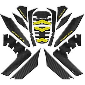 Resim Honda Forza 2021 - 2022 Uyumlu Tank Pad Set 010 