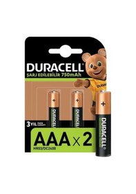 Resim Duracell Şarjlı 750 Mah Aaa İnce Pil 
