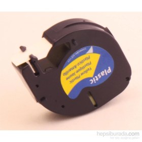 Resim Aımo Muadil 91202 12X4 Sarı Üstüne Siyah Plastik 
