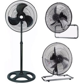 Resim Vanti KCF276 130W 18 inç Metal Sanayi Tipi Duvar Masa ve Ayaklı Vantilatör 