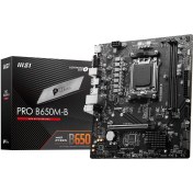 Resim Msı Mb Pro B650m-b Am5 Ddr5 6800mhz Oc Hdmı Vga M.2 Usb3.2 2.5g Lan Matx 