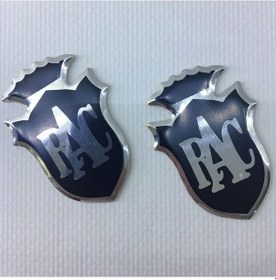 Resim Büyük Taçlı 55 40mm Rac Siyah 2'li 