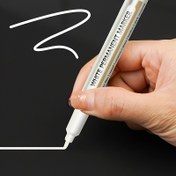 Resim Sürekli Beyaz Marker Kalem - Su Geçirmez, Solmaya Karşı Dayanıklı, Sanat, Cam, Seramik, Ahşap, Metal İçin İdeal - Graffiti ve Kawaii Kırtasiye Malzemeleri İçin Mükemmel, Kırtasiye Malzemeleri | Sanatsal Malzemeler | Pürüzsüz Yazma Ucu 
