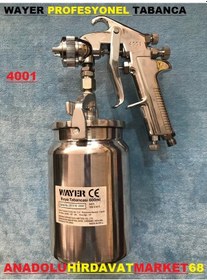 Resim Wayer Pro Havalı Boya Tabancası Alt Depo Boya Tabanca 1.4 MM 1000 